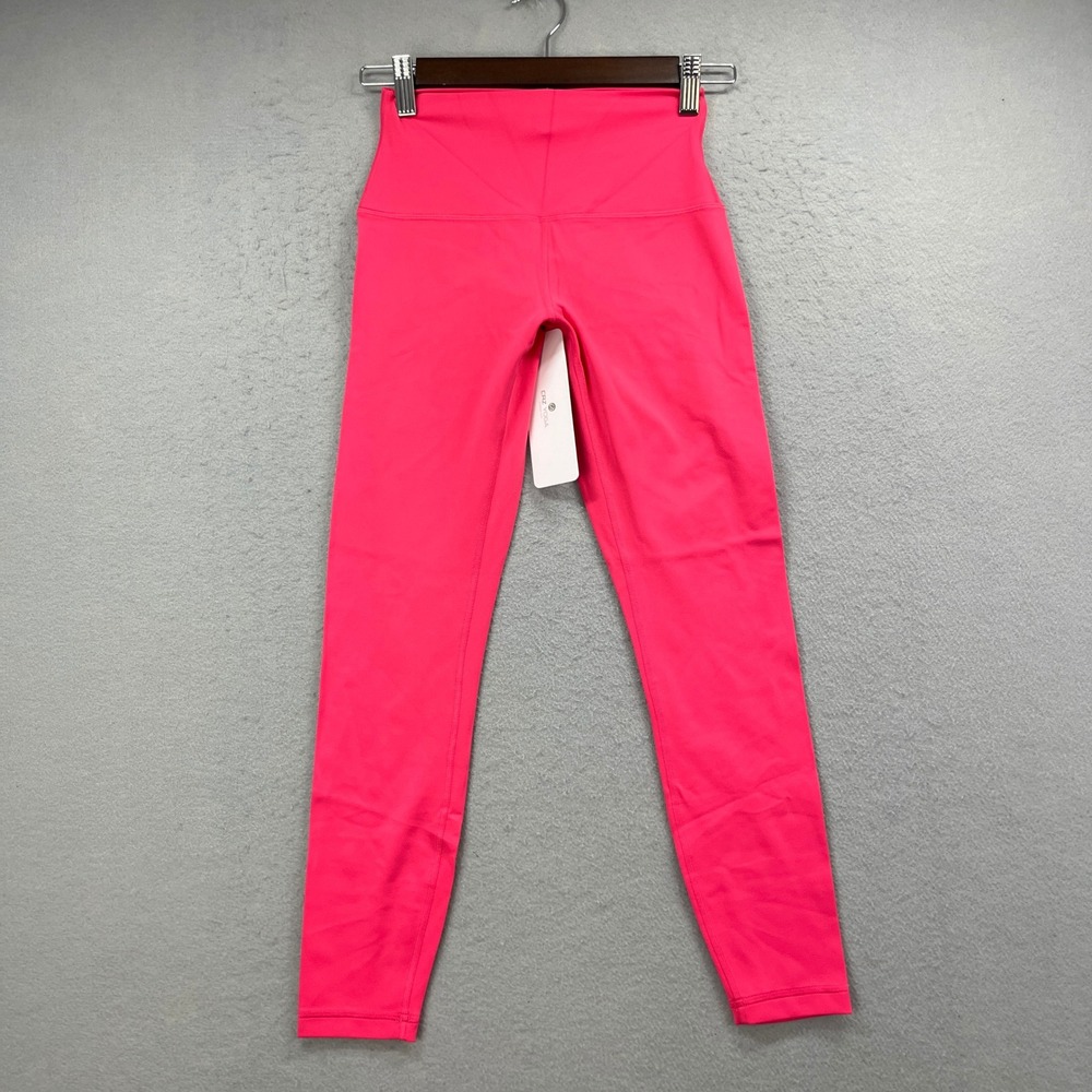 CRZ YOGA Yoga Leggings Women XS Lip Gloss Pink High Rise Stretch Workout NWT
